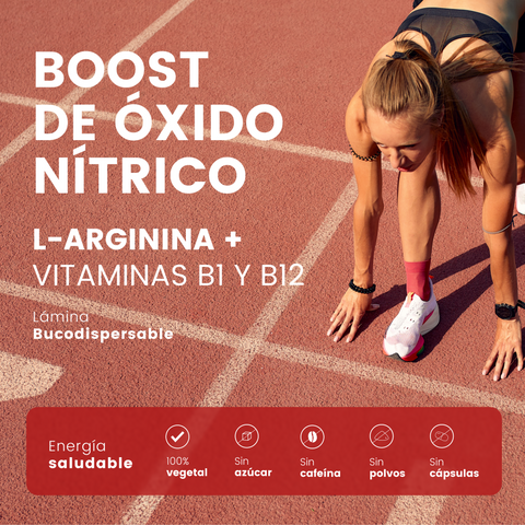 Nitrox3 - Boost Óxido Nítrico - Arginina + Vitamina B1 y B12