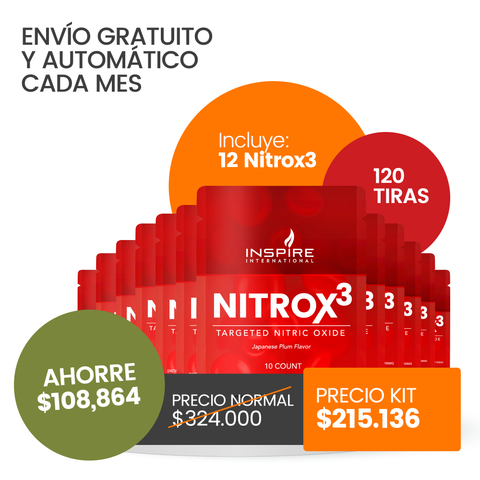 Kit Energía - 12 Nitrox3 | Boost de Óxido Nítrico